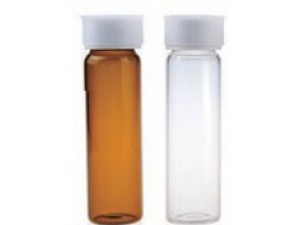 40mL Amber Glass EPA/TOC Vial with Dust Cover
