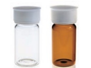 20mL Amber Glass EPA/TOC Vial with Dust Cover