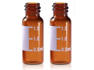 2mL Amber Glass Screw Thread ND8 Vial with Label