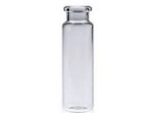 20mL Clear Glass, Rounded-flat Bottom, Crimp Headspace ND20 Vial